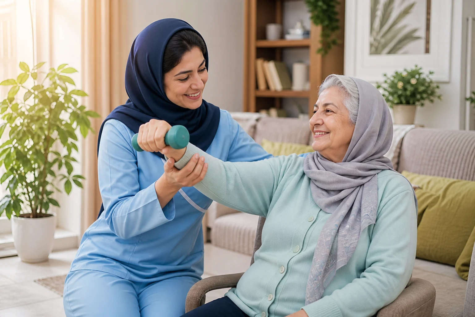 توانبخشی و مراقبت سالمند در منزل